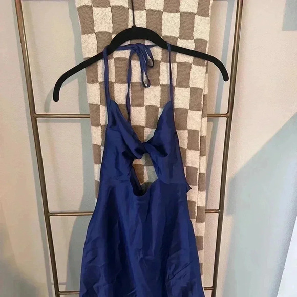 NWT PRINCESS POLLY TIANA BLUE MINI DRESS SIZE 2 - Picture 2 of 8